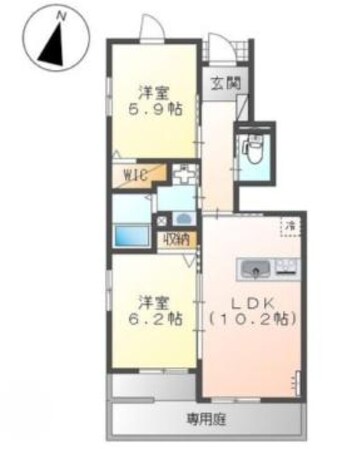 宮崎空港駅 徒歩11分 1階の物件間取画像